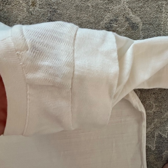 Heavier weight dressier T shirt with puff sleeve - Picture 3 of 4